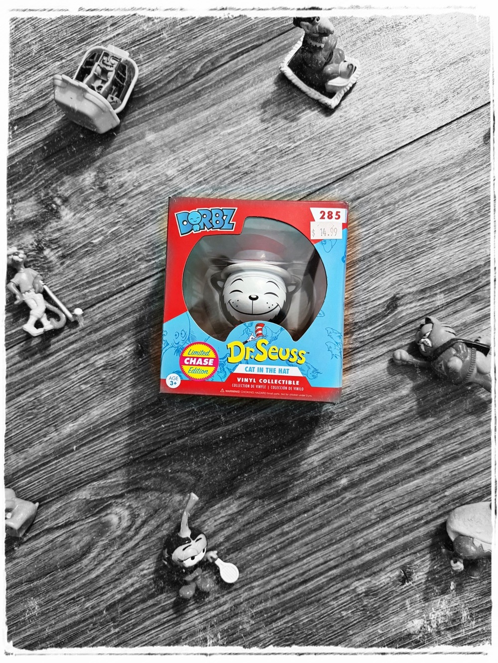 Dorbz Dr. Seuss Cat in the Hat Vinyl Collectible - Red & Blue